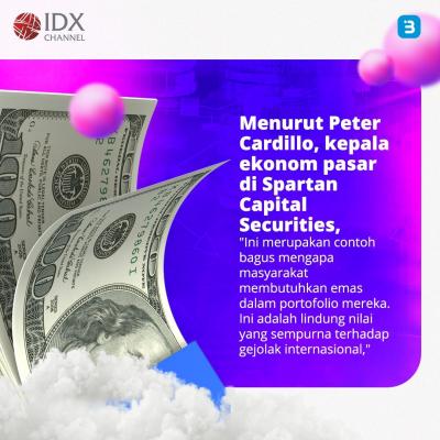 Konflik Timur Tengah Bikin Harga Emas dan Dolar AS Melonjak (Foto : Tim Digital Marketing IDX Channel)
