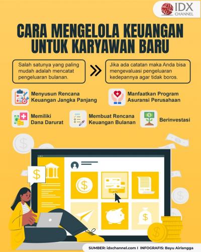 Cara Mengelola Keuangan untuk Karyawan Baru, Termasuk Memiliki Dana Darurat (Foto : Tim Digital Marketing IDX Channel)