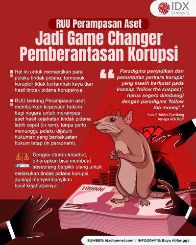 KSP Sebut RUU Perampasan Aset Jadi Game Changer Pemberantasan Korupsi (Foto : Tim Digital Marketing IDX Channel)