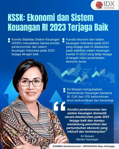 KSSK: Ekonomi dan Sistem Keuangan RI 2023 Terjaga Baik (Foto : Tim Digital Marketing IDX Channel)