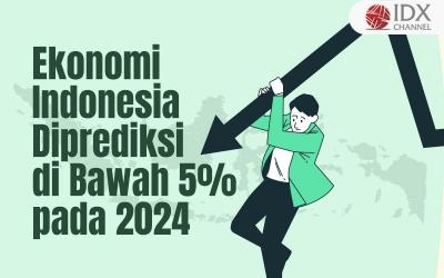 Ekonomi Indonesia Diprediksi di Bawah 5 Persen pada 2024, Ini Pendorongnya (Foto : Tim Digital Marketing IDX Channel)