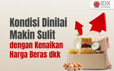 Kondisi Masyarakat Dinilai Makin Sulit dengan Kenaikan Harga Beras dkk (Foto : Tim Digital Marketing IDX Channel)