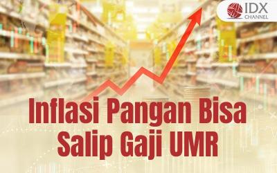 Inflasi Pangan Bisa Salip Gaji UMR, Warga Indonesia Susah Kaya? (Foto : Tim Digital Marketing IDX Channel)