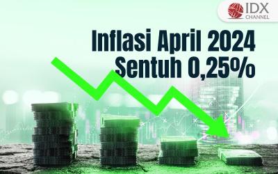 Inflasi April 2024 Sentuh 0,25 Persen, Berkat Andil Tarif Angkutan Mudik (Foto : Tim Digital Marketing IDX Channel)
