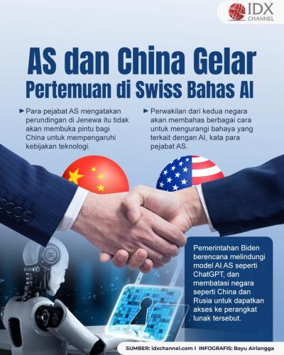 AS dan China Gelar Pertemuan di Swiss Bahas AI (Foto : Tim Digital Marketing IDX Channel)