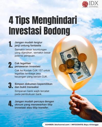Tips Menghindari Investasi Bodong (Foto : Tim Digital Marketing IDX Channel)