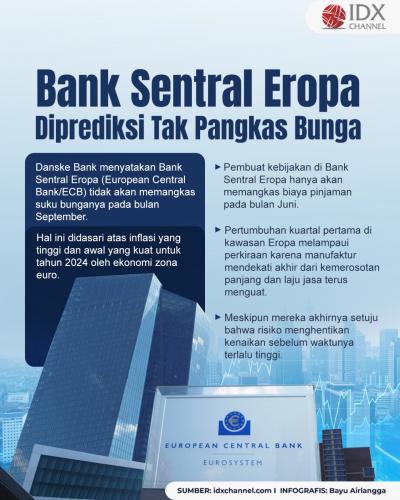 Bank Sentral Eropa Diprediksi Tak Pangkas Bunga di September (Foto : Tim Digital Marketing IDX Channel)