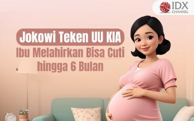 Jokowi Teken UU KIA, Ibu Melahirkan Bisa Cuti hingga Enam Bulan (Foto : Tim Digital Marketing IDX Channel)