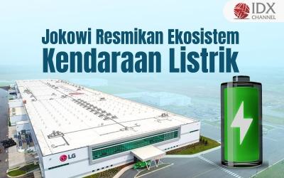 Resmikan Ekosistem Kendaraan Listrik, Jokowi: Semoga Makin Baik Hubungan Indonesia dan Korea (Foto : Tim Digital Marketing IDX Channel)