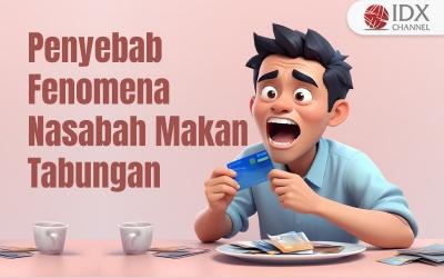 Penyebab Fenomena Nasabah Makan Tabungan. Grafis: Bayu Airlangga