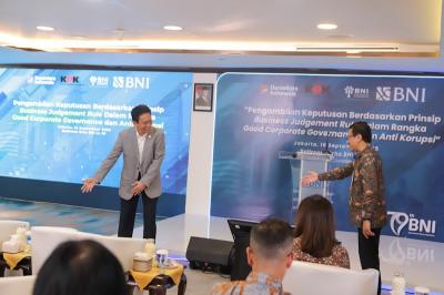 BNI mengadakan Compliance Forum bersama Komisi Pemberantasan Korupsi (KPK)