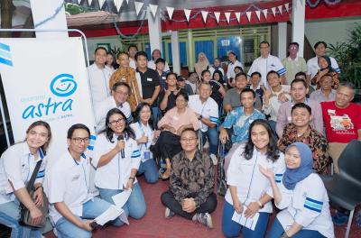 Memperingati usia ke-69, Asuransi Astra merayakan perjalanannya dengan sederhana bersama beberapa yayasan serta sekolah penyandang disabilitas