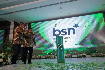 Peluncuran logo dan nama BSN ini merupakan tindak lanjut dari persetujuan yang diberikan oleh Otoritas Jasa Keuangan