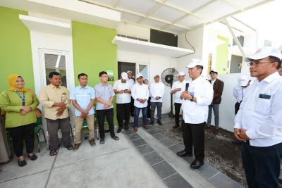 Kunjungan tersebut menjadi bagian dari komitmen BTN dan Danantara untuk memastikan penyaluran pembiayaan rumah subsidi berjalan sesuai prinsip tata kelola perus