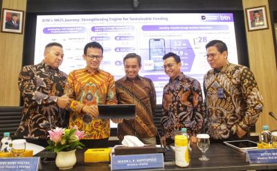 Pada kuartal III/2025, BTN berhasil membukukan laba bersih sebesar Rp2,3 triliun