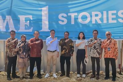 Proyek perumahan ini rencana akan dibangun sekitar 14.000 unit rumah di atas lahan tamah seluas 80 Ha