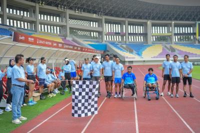 Kegiatan lari bersama penyandang disabilitas juga menegaskan komitmen ESG BTN sebagai bank yang inklusif