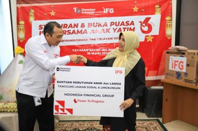 Bantuan sebesar Rp60 juta tersebut diberikan dalam rangka peringatan HUT ke-6 IFG