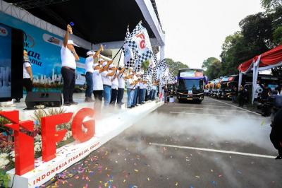 IFG Group memberangkatkan sebanyak 1.994 pemudik menggunakan 42 bus eksekutif