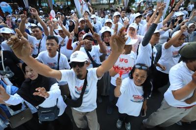 IFG Group memberangkatkan sebanyak 1.994 pemudik menggunakan 42 bus eksekutif