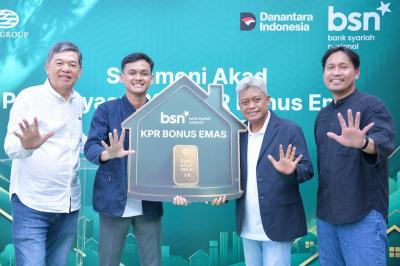 Pembiayaan BSN KPR Bonus Emas ini menjadi bagian dari upaya Bank BSN dalam menghadirkan solusi pembiayaan perumahan yang menarik