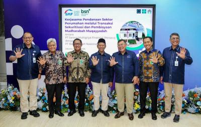 Bank BSN menggandeng SMF untuk menggarap sekuritisasi aset pembiayaan perumahan