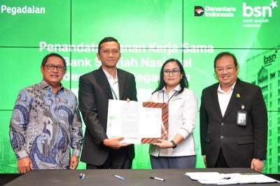 BSN resmi memperkuat penetrasi pembiayaan produktifnya dengan menyalurkan fasilitas pembiayaan modal kerja senilai Rp1,4 triliun kepada PT Pegadaian