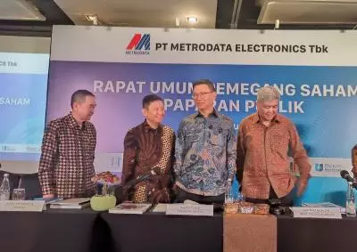 PT Metrodata Electronics Tbk (MTDL) memutuskan membagikan dividen sejumlah Rp 331,5 miliar