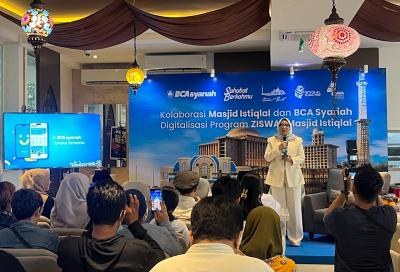 BCA Syariah resmi bersinergi dengan Masjid Istiqlal untuk mendigitalisasikan pengelolaan Zakat, Infaq, Sedekah dan Wakaf (ZISWAF)
