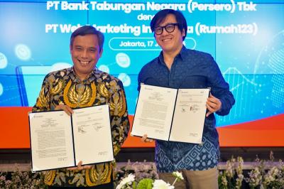 BTN memperkuat Bale by BTN sebagai ekosistem hunian digital melalui integrasi dengan platform properti Rumah123.