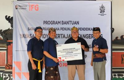 Bantuan program TJSL tersebut merupakan wujud komitmen IFG dalam mendukung peningkatan kualitas sarana pendidikan