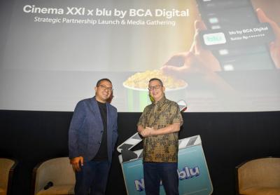 blu by BCA Digital resmi menjalin kerja sama strategis dengan jejaring bioskop terbesar di Indonesia, Cinema XXI.