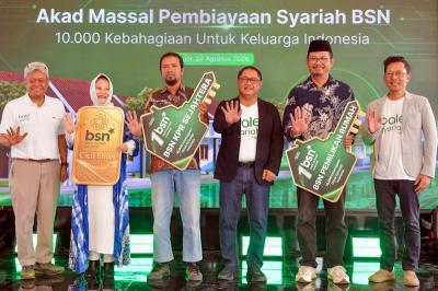 Bank BSN menggelar akad massal dengan tema 