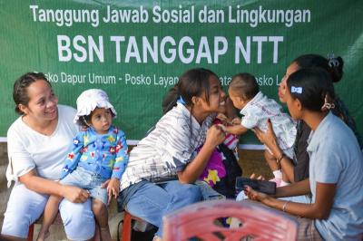 BSN menunjukkan kepeduliannya terhadap masyarakat terdampak gempa bumi di Kabupaten Nagekeo, Nusa Tenggara Timur (NTT)
