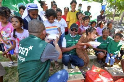 BSN menunjukkan kepeduliannya terhadap masyarakat terdampak gempa bumi di Kabupaten Nagekeo, Nusa Tenggara Timur (NTT)