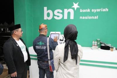 Kehadiran Bank BSN dalam rangkaian kegiatan tersebut turut membuka ruang bagi masyarakat untuk mengenal lebih dekat layanan perbankan syariah