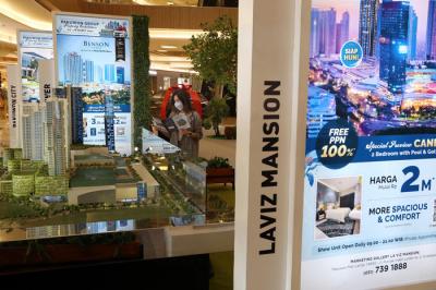 Pakuwon Group Property Expo di Pakuwon Mall Surabaya, Jawa Timur, Rabu (24/3/2021).