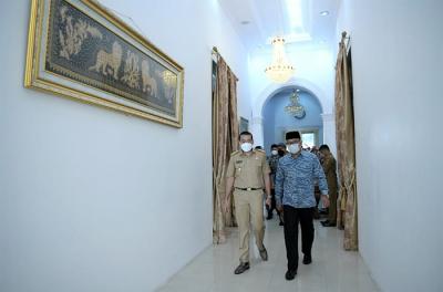 Pertemuan tersebut membahas potensi kerjasama di sejumlah bidang dalam rangka pembangunan di kedua provinsi tersebut.