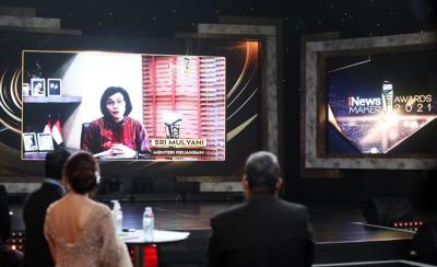 Malam penganugerahan iNews Maker Awards (IMA) 2021 di Jakarta, Rabu (7/4/2021).