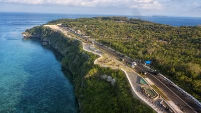 Suasana lokasi wisata baru Titik Nol Sulawesi atau Stop Area Mini Bira, Kabupaten Bulukumba, Sulawesi Selatan, Minggu (11/5/2021).