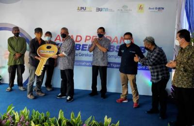 Sebagai wujud dukungan atas Gerakan Konversi 1 Juta Kompor LPG ke Kompor Induksi, Bank BTN menggelar Akad Perdana KPR Subsidi BTN.