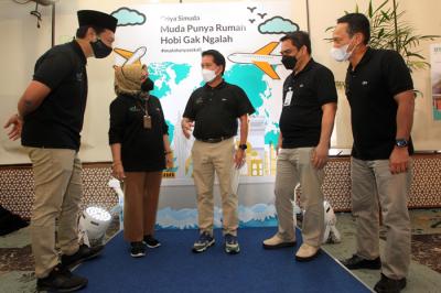Grand Launching BSI Griya Simuda di Wisma Mandiri I, Jakarta, Jumat (7/5/2021).