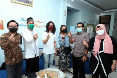 MNC Peduli dan Celebrities.id mengelar acara bakti sosial di Yayasan Al Kahfi, Jakarta Pusat, Jumat (7/5/2021).