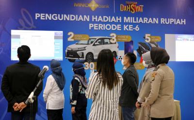 MNC Bank melakukan pengundian tabungan Dahsyat ke-enam di Jakarta, Kamis (20/5/2021).
