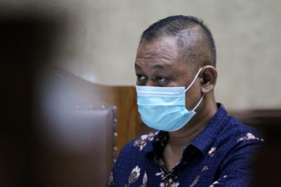 Matheus Joko Santoso menjalani sidang lanjutan di Pengadilan Tindak Pidana Korupsi (Tipikor), Jakarta, Selasa (25/5/2021).