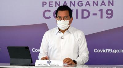 Juru Bicara Satgas Penanganan Covid-19 Wiku Adisasmito memberikan keterangan pers Perkembangan Penanganan Covid-19 di Graha BNPB, Selasa (1/6/2021).