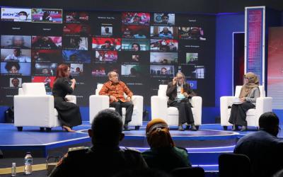 Webinar Gebyar Wawasan Kebangsaan di Gedung iNews Tower, Jakarta,  Rabu (2/6/2021).