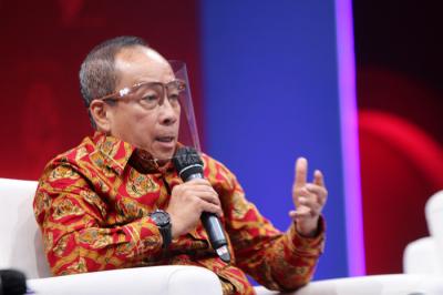 Webinar Gebyar Wawasan Kebangsaan di Gedung iNews Tower, Jakarta,  Rabu (2/6/2021).