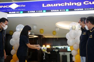 Peresmian Customer Service Center MNC Life di Lobby Gedung MNC Financial Center, Jakarta, Kamis (3/6/2021).