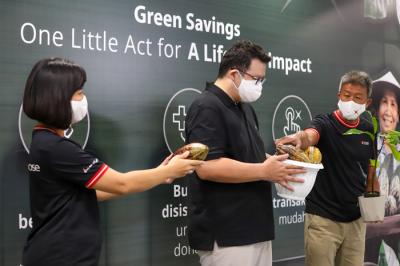 Peluncuran rekening Green Savings, di Jakarta, Jumat (4/6/2021).